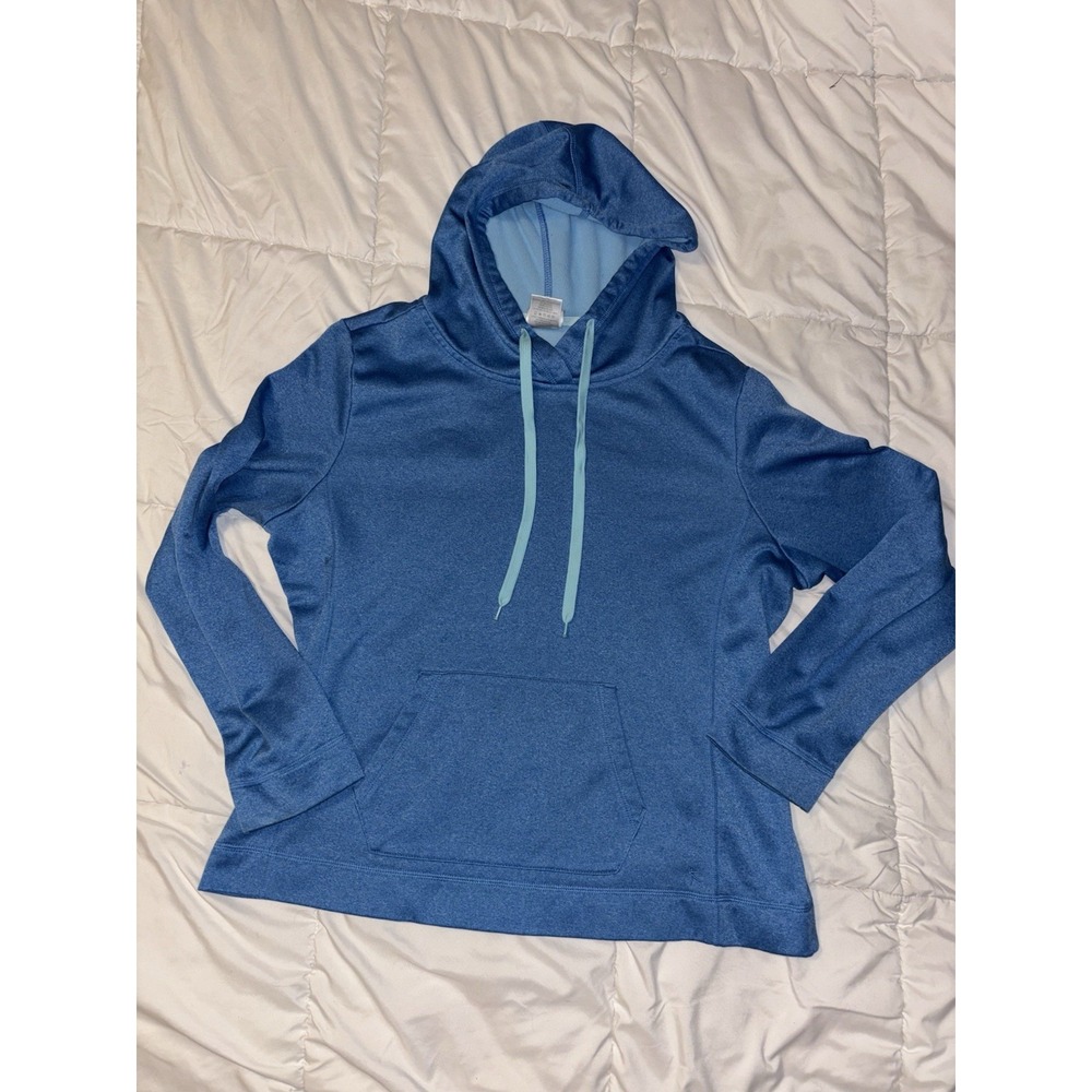 Danskin Now Women's Blue Hoodie Size XL Drawstring Hood And Front Pocket